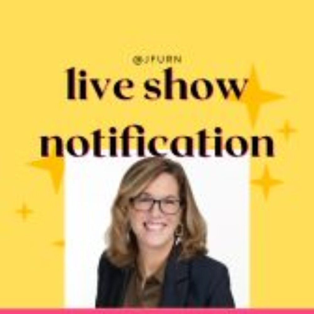 @JFURN Jennifer Furniss Is LIVE! Like this To Be Notified When I Go Live!